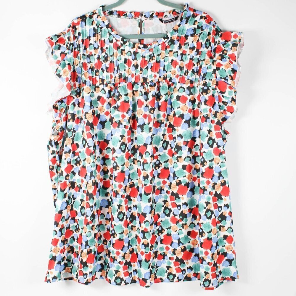 Bloomchic Colorful Shell Blouse - NWT - Size 6X - Picture 2 of 9